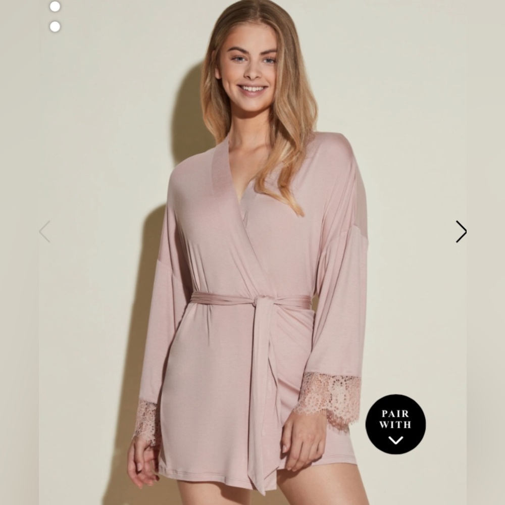 COSABELLA‎ SICILIA SHORT ROBE  MANDORLA COLOR PINK SIZE SMALL​​​​